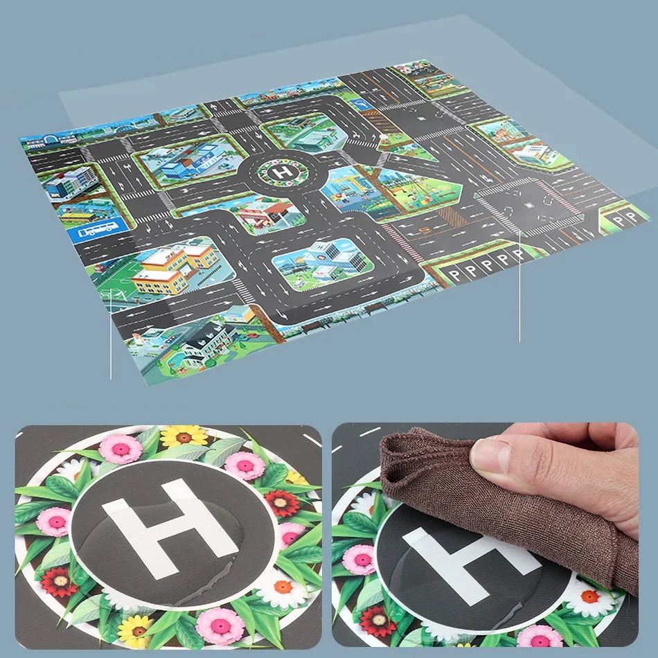 Baby Paper Mat - City with Road