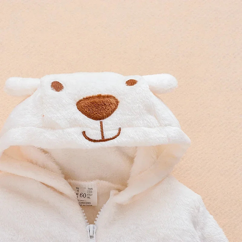 Baby Bear Onesie With Tail For Babies - Perfect For Sleeping and Playing!