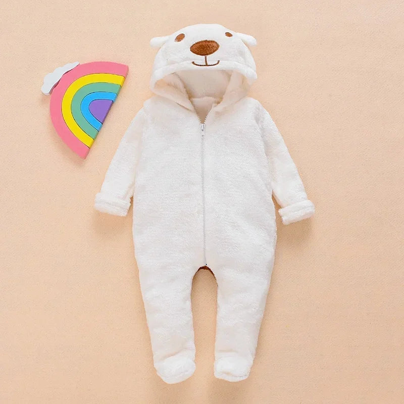 Baby Bear Onesie With Tail For Babies - Perfect For Sleeping and Playing!