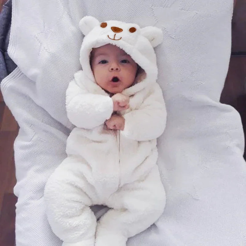 Baby Bear Onesie With Tail For Babies - Perfect For Sleeping and Playing!