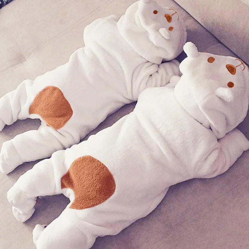 Baby Bear Onesie With Tail For Babies - Perfect For Sleeping and Playing!